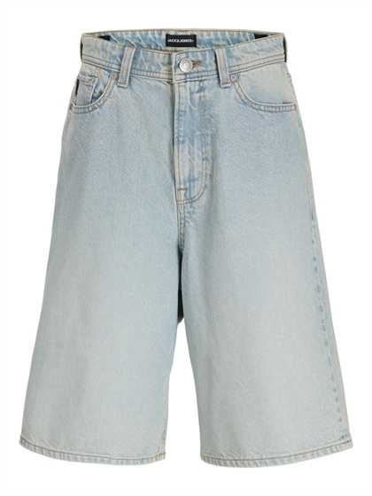 Jack & Jones Junior Ron Extra Baggy Denim Shorts – Stonewash Blue Denim 