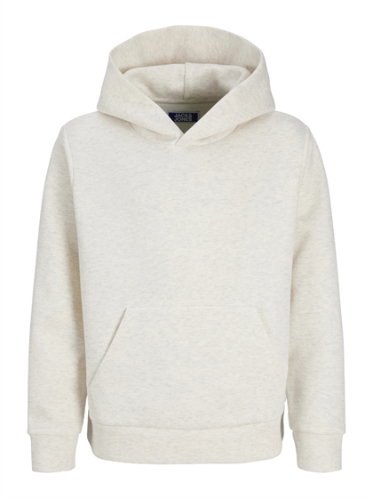 Jack & Jones Hoodie Barron - White Melange