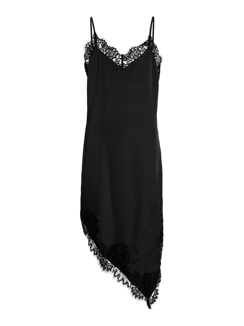 JJXX Kjole Vima Satin - Black