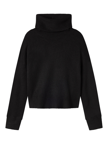 LMTD Strik Flodet Roll Neck - Black  
