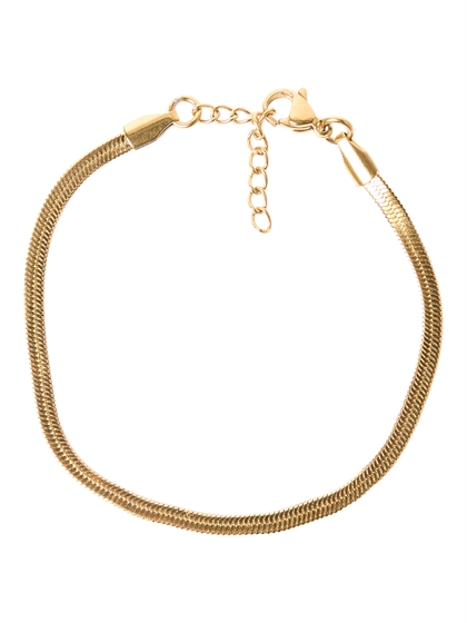 LMTD Armbånd Flat Mini Bracelet - Gold Colour