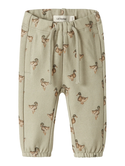 Lil' Atelier Sweatpants Jabo - Moss Gray