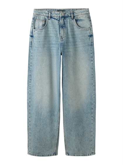 LMTD Jeans Birm Skate Loose - Light Blue Denim