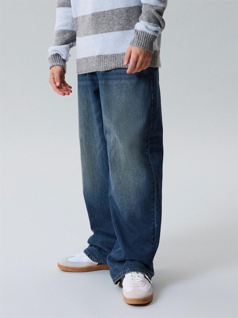 LMTD Jeans Birm Skate Loose - Dark Blue Denim