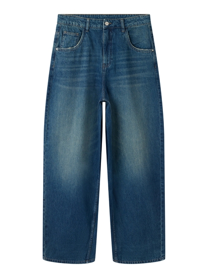 LMTD Jeans Birm Skate Loose - Dark Blue Denim