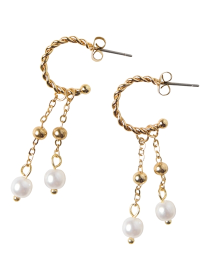 LMTD Øreringe Pearly - Gold 