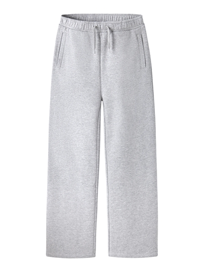 LMTD Sweatpants Nevo Loose Pocket - Light Grey Melange