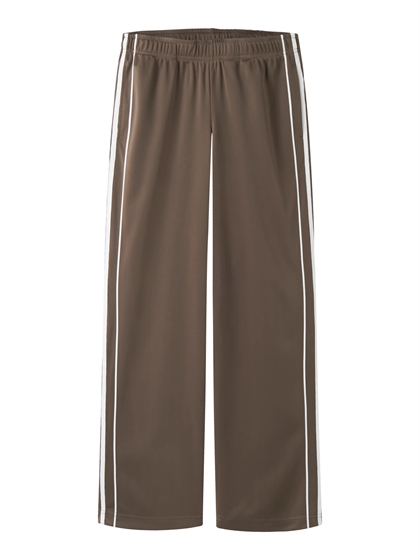 LMTD Wide Sweatpants Klara - Chocolate Chip