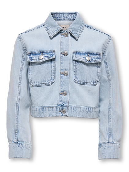 Kids Only Denim Jakke Lumi - Light Blue Denim