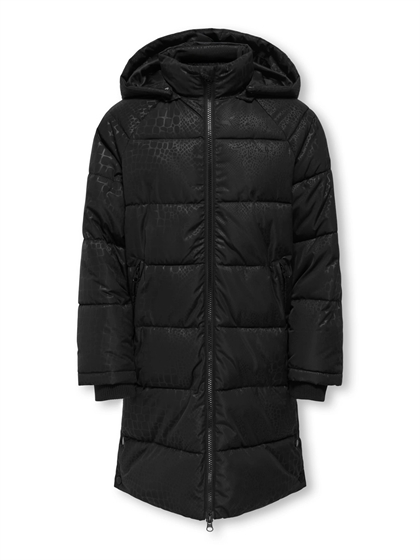 Kids Only Mia Lang Puffer Jakke - Black