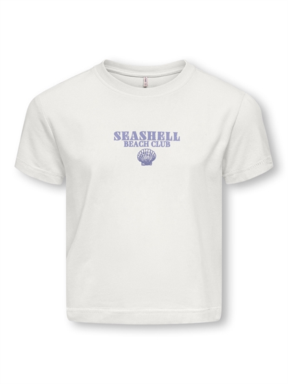 Kids Only T-shirt Dina - Cloud Dancer 