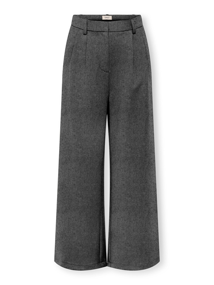 Kids Only Wide Sweatpants Hattie-Zal - Dark Grey Melange