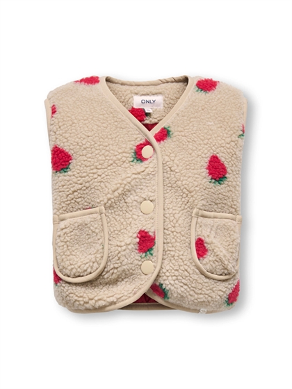 Kids Only Vest Hoky Teddy - Strawberry 
