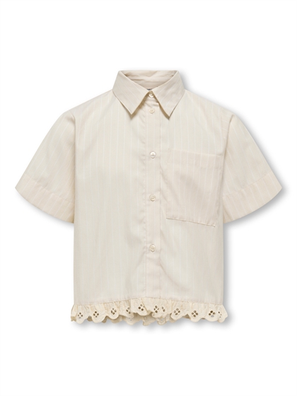 KIDS ONLY Skjorte Irisa - Oatmeal 