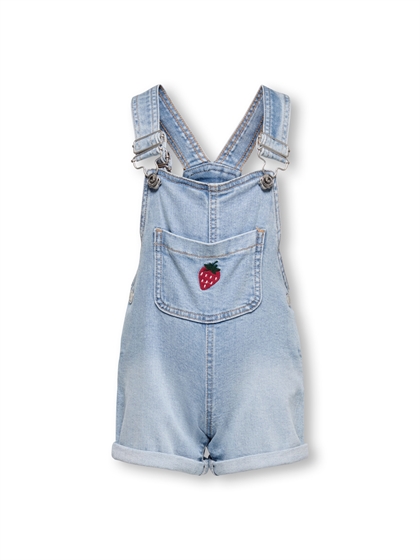 Kids Only Shorts Overalls Lucy Berry - Light Blue Denim 
