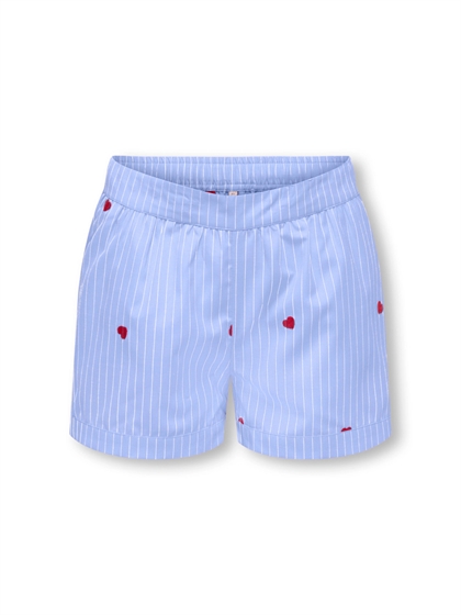 Kids Only Shorts Lina Stripe - Lyseblå