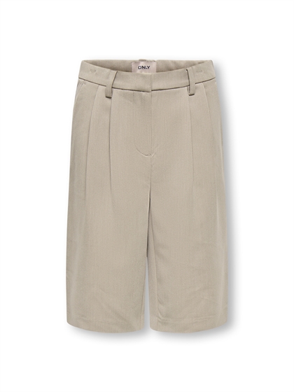 Kids Only Wide Leg Shorts – Sommerlige Shorts til Piger i Taupe Gray 