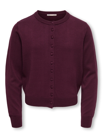 Kids Only Strik Cardigan Julie Button - Winetasting