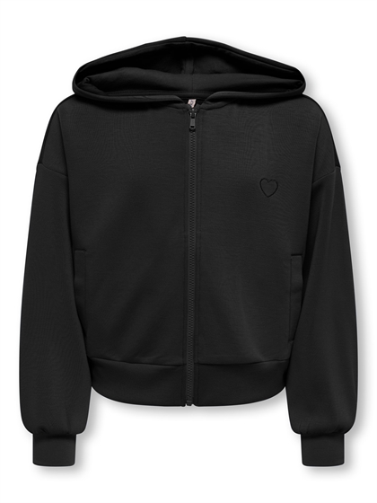 Kids Only Zip Cardigan Gada Heart - Black