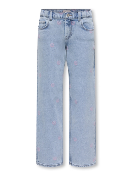 Kids Only Jeans Robyn Straight - Light Blue Denim 