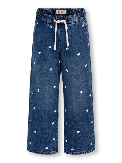 Kids Only Jeans Pierce Wide - Medium Blue Denim