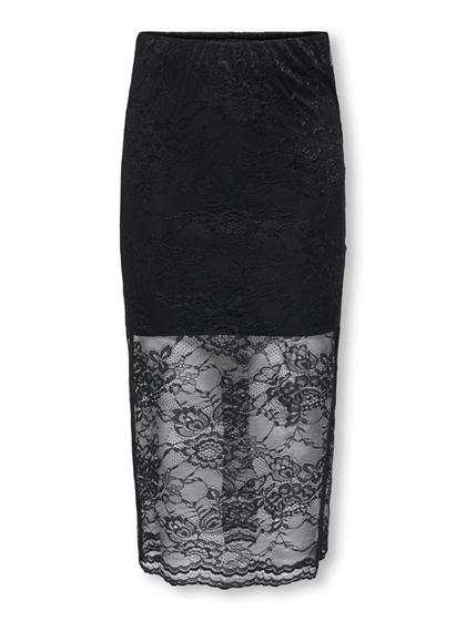 Kids Only Nederdel Lacey Midi - Black