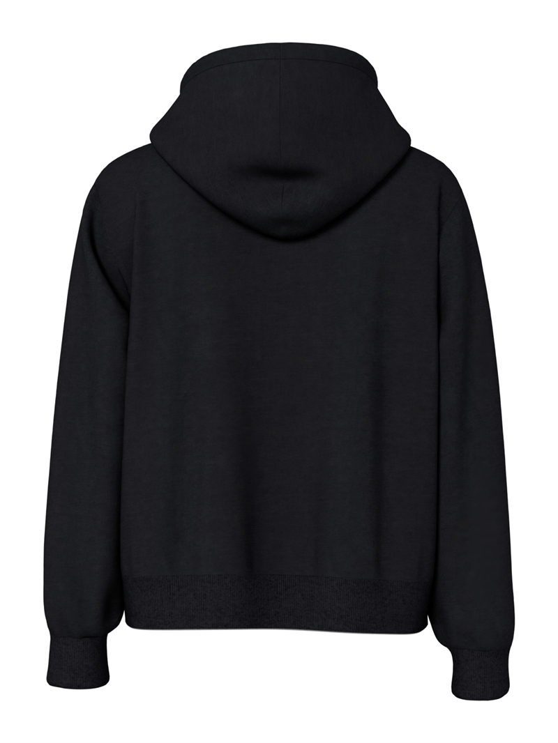Pieces Zip Hoodie Chilli - Black