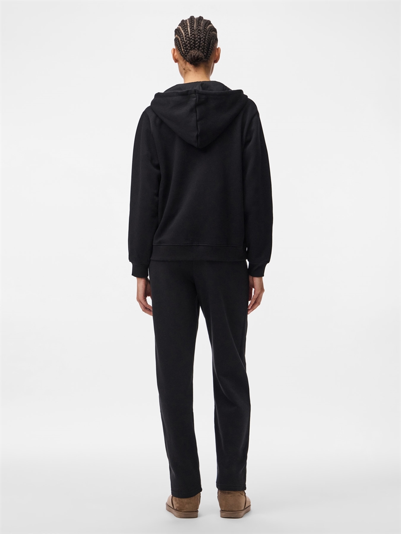 Pieces Zip Hoodie Chilli - Black