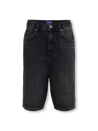 Only & Sons Balloon shorts i sort denim til børn