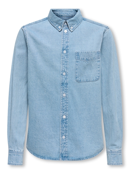 ONLY & SONS Skjorte Jorson - Light Blue Denim 