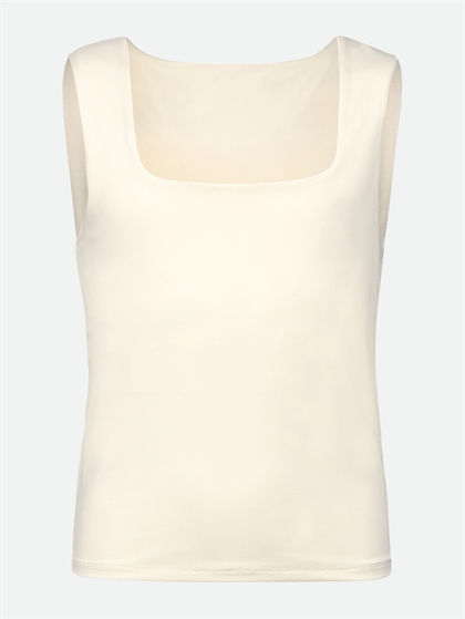 Rosemunde Vendbar Top Billie – Elegant Basis Top i Creme Ivory 