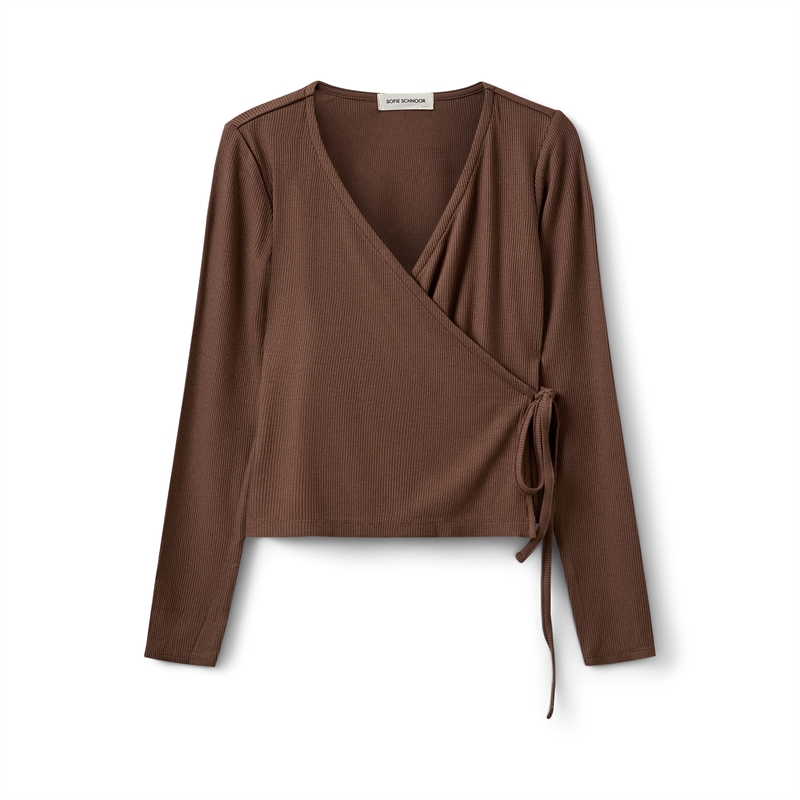 Sofie Schnoor Slå Om Bluse Cardigan Joodysy - Brun