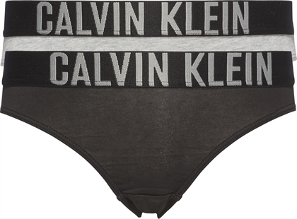 Calvin Klein underbukser 2-pak - sort/grå - Bikini culotte