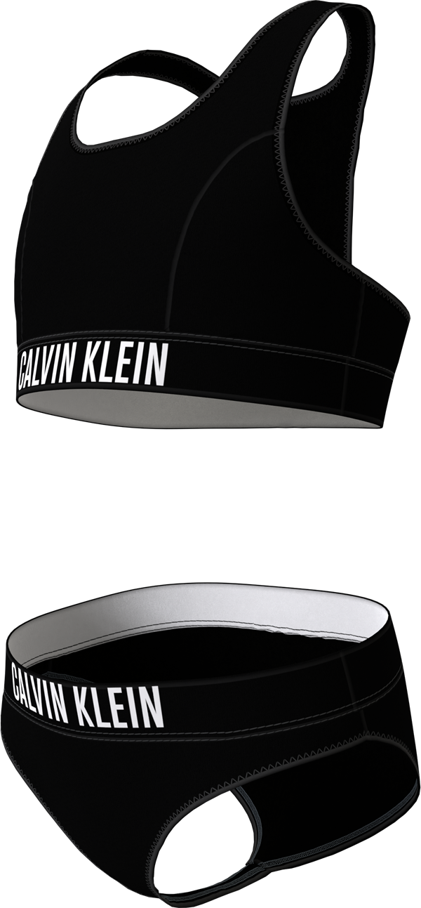 Calvin Klein biniki - sort/sølv