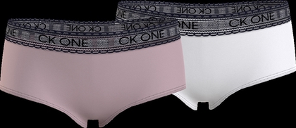 Calvin Klein underbukser 2-pak - hvid/rosa blonde