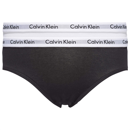 Calvin Klein underbukser 2-pak - sort/hvid - Bikini culotte