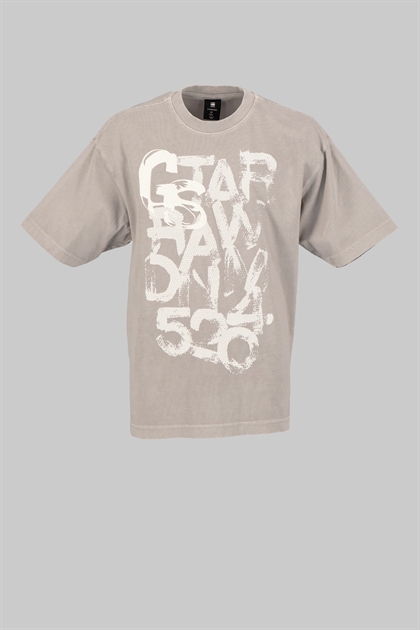 G-Star Oversize T-shirt Juster - Grey Alloy 