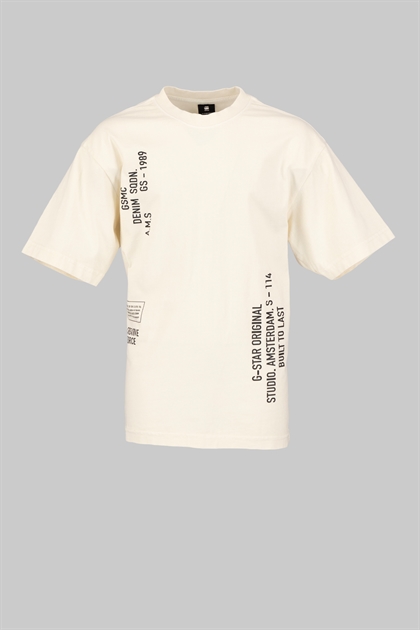 G-Star Oversize T-shirt - Butter 
