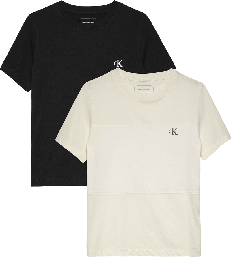 Calvin Klein T-shirt 2pak. - White/Black