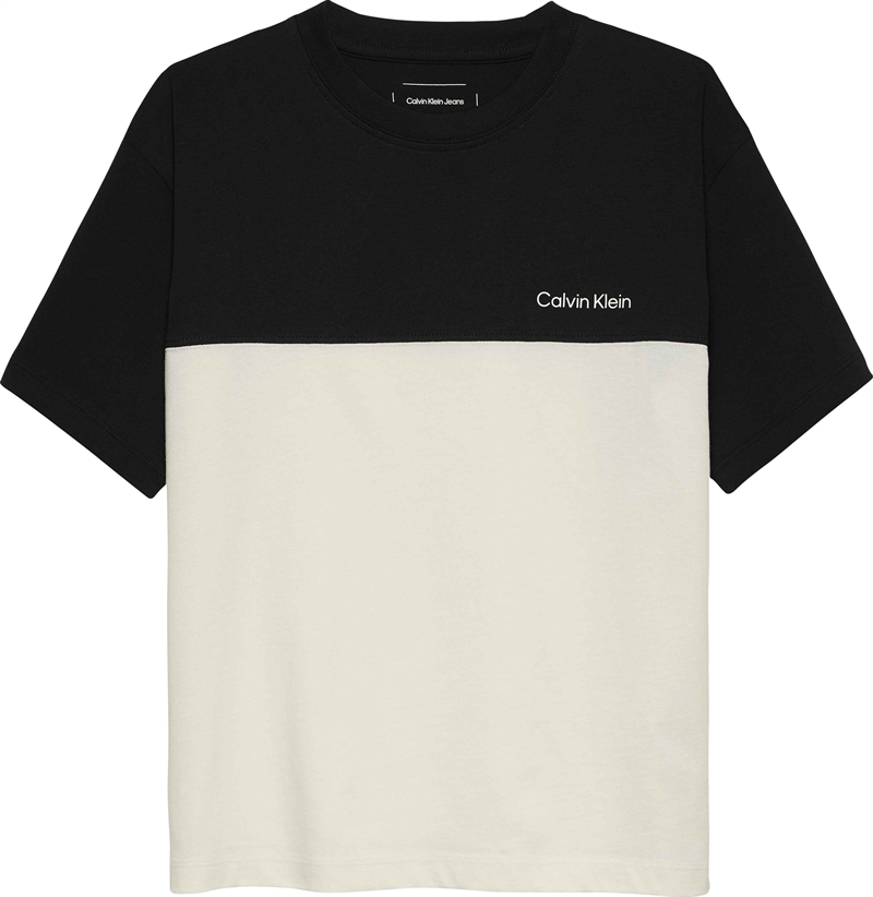 Calvin Klein T-shirt Stripe - Sand 