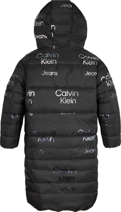 Calvin Klein vinterjakke - sort / sølv