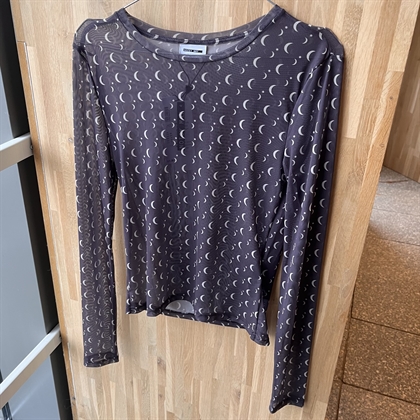 Noisy May Bluse Judith Mesh - Obsidian 