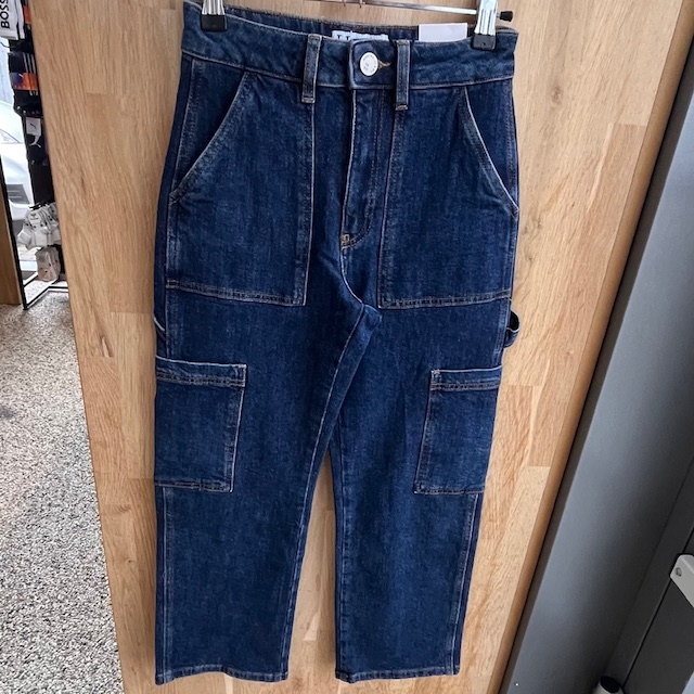 Hound Pige Pocket Jeans Wide - Dark Blue Used 