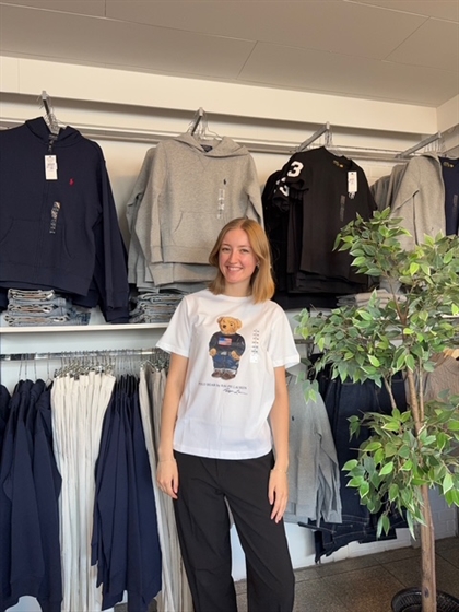 Ralph Lauren T-Shirt Bear - Hvid