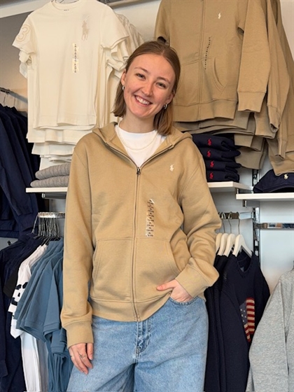 Ralph Lauren Zip Hoodie - Khaki