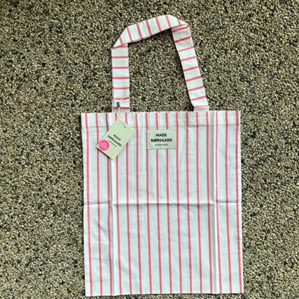 Mads Nørgaard Net Atoma Sacky - Strawberry Pink/White