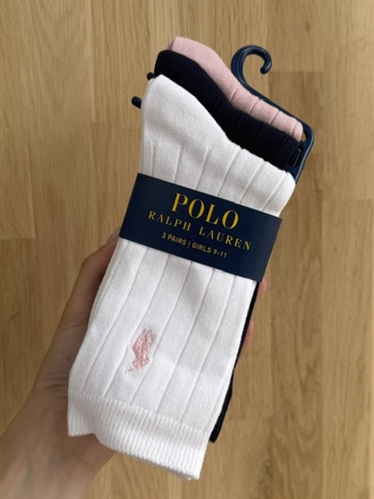 Ralph Lauren Strømper Pige 3 pak.