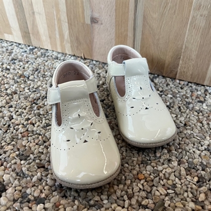 PomPom Hjemmesko Beginners - Cremegul