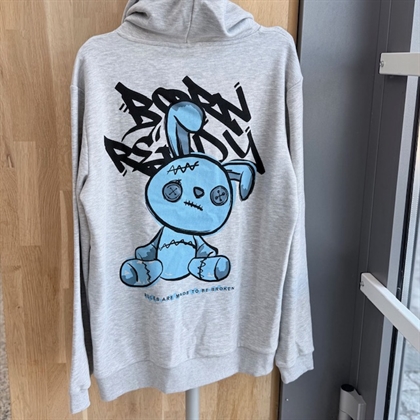 LMTD Hoodie Rabbit - Light Grey