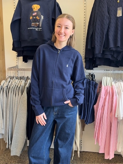 Ralph Lauren Zip Hoodie - Navy